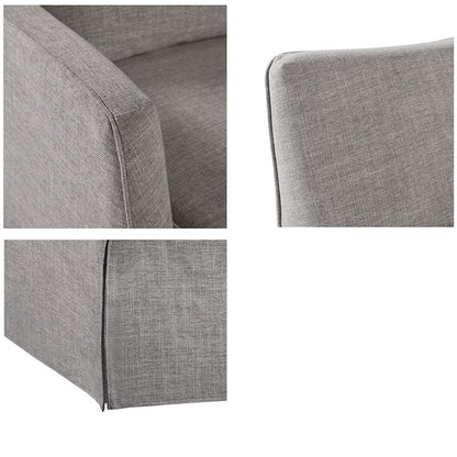 London Skirted Swivel Chair - view 7