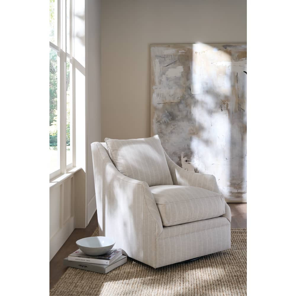 Kara Swivel Glider Stripe