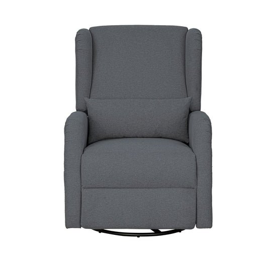 Candace Power Recliner Swivel Glider in Grey