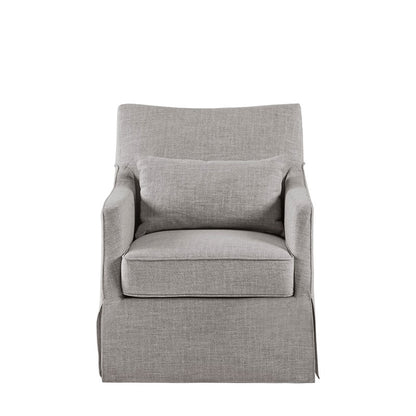 London Skirted Swivel Chair - view 3