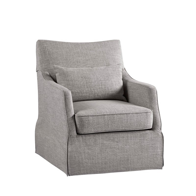 London Skirted Swivel Chair - view 4