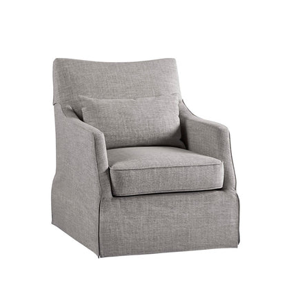 London Skirted Swivel Chair - view 4