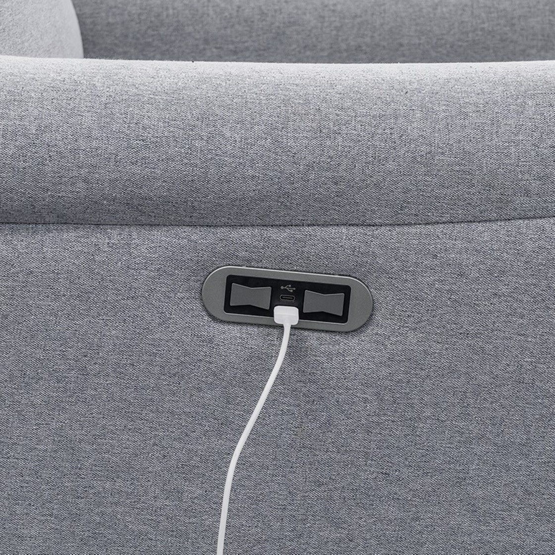 Elio Power Recliner Swivel Glider - view 8