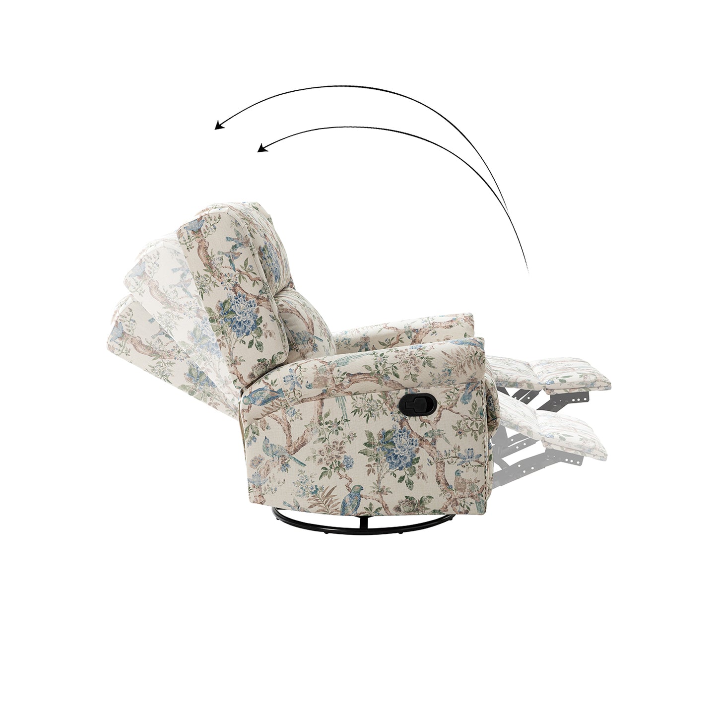 Helmut Manual Swivel Glider Recliner