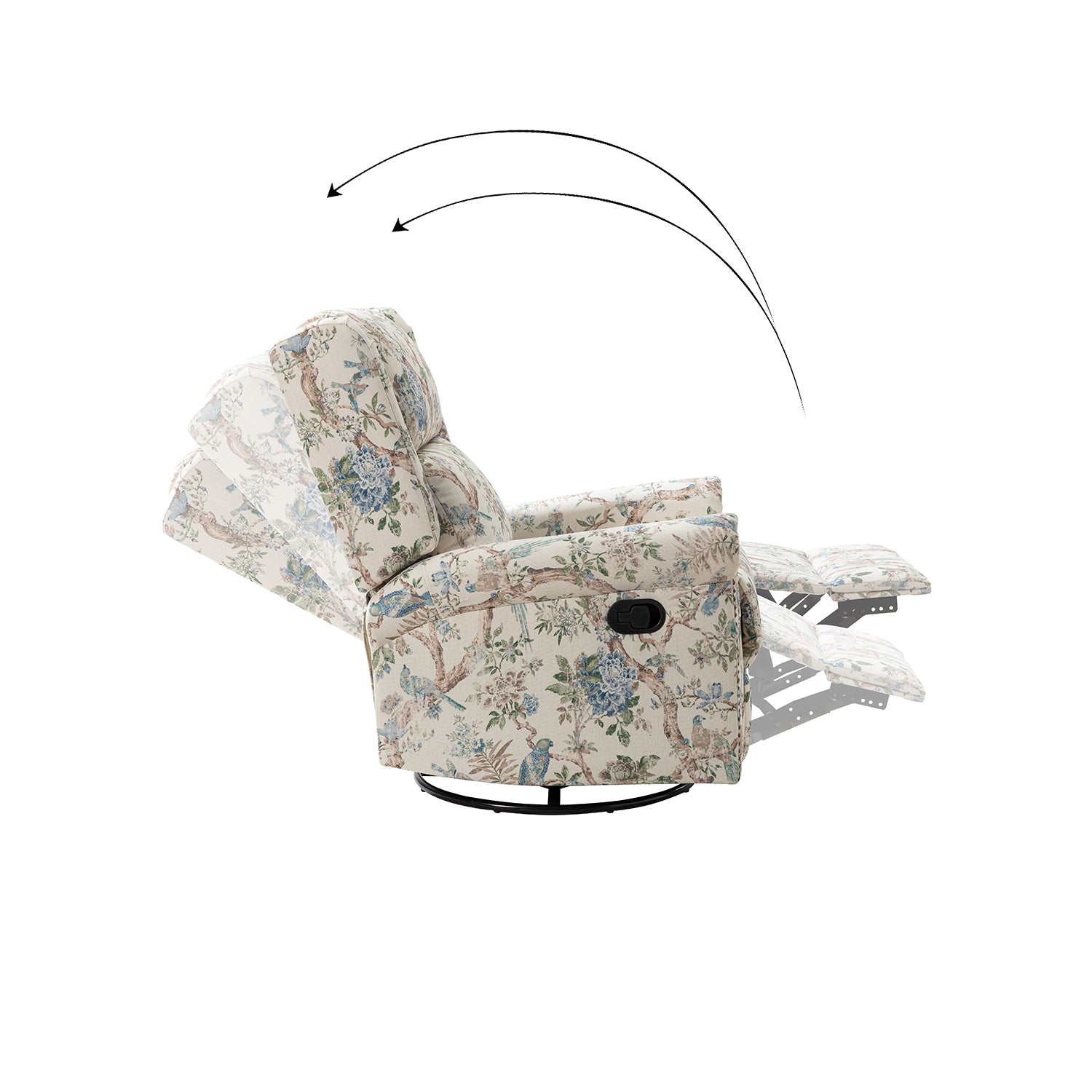 Helmut Manual Swivel Glider Recliner