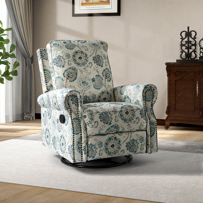 Kaspar Manual Swivel Glider Recliner