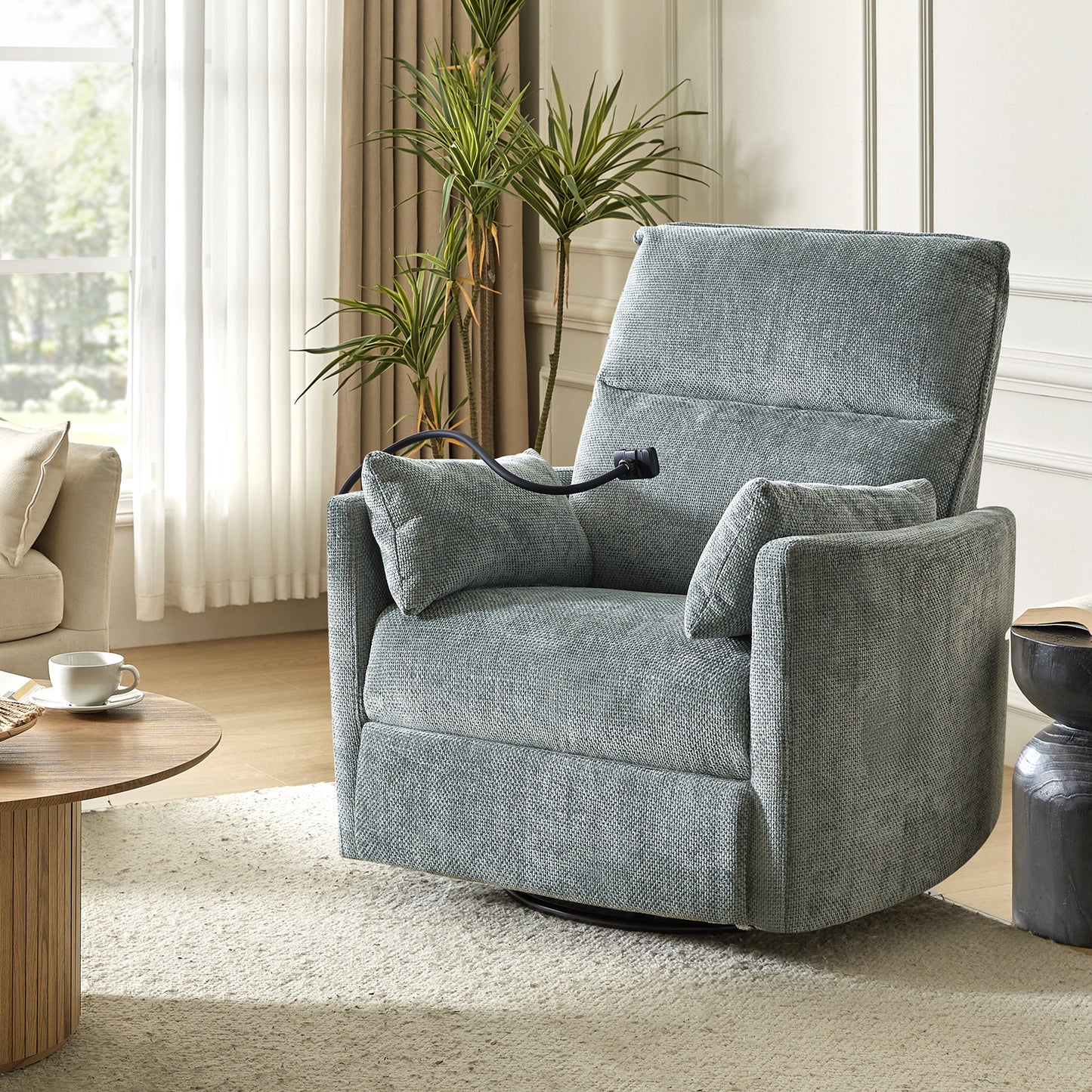 Archibald Power Rocking Swivel Nursery Recliner