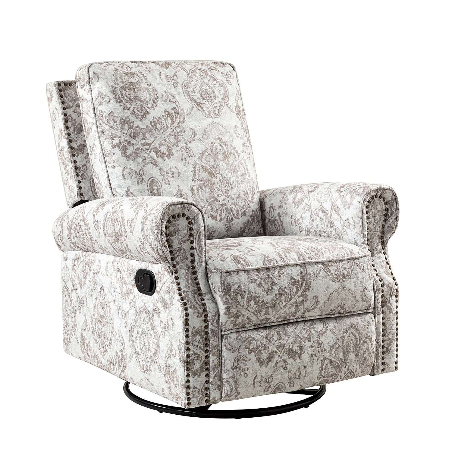 Kaspar Manual Swivel Glider Recliner