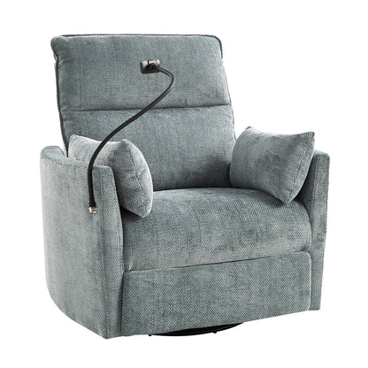 Archibald Power Rocking Swivel Nursery Recliner