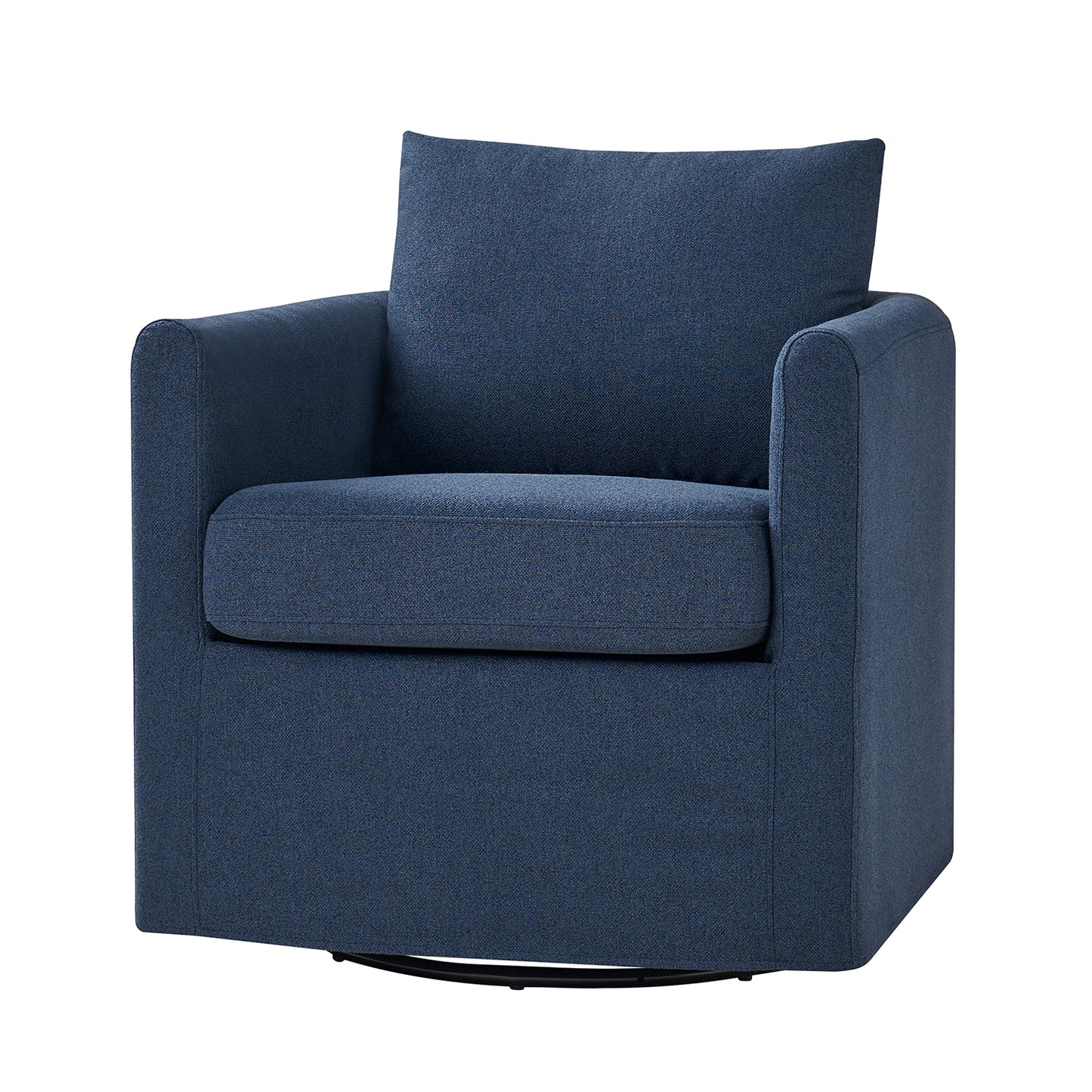Asser Slipcovered Swivel Chair