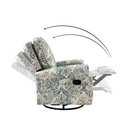 Kaspar Manual Swivel Glider Recliner