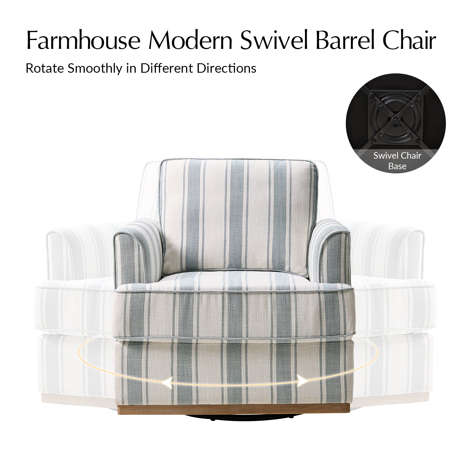 Parker Swivel Armchair