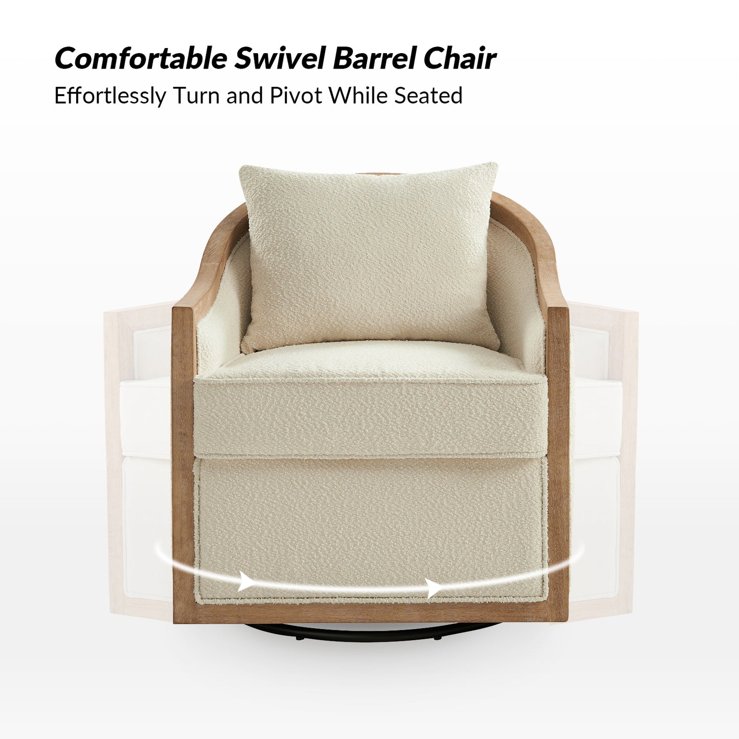 Paul Jess Farmhouse Swivel Chair