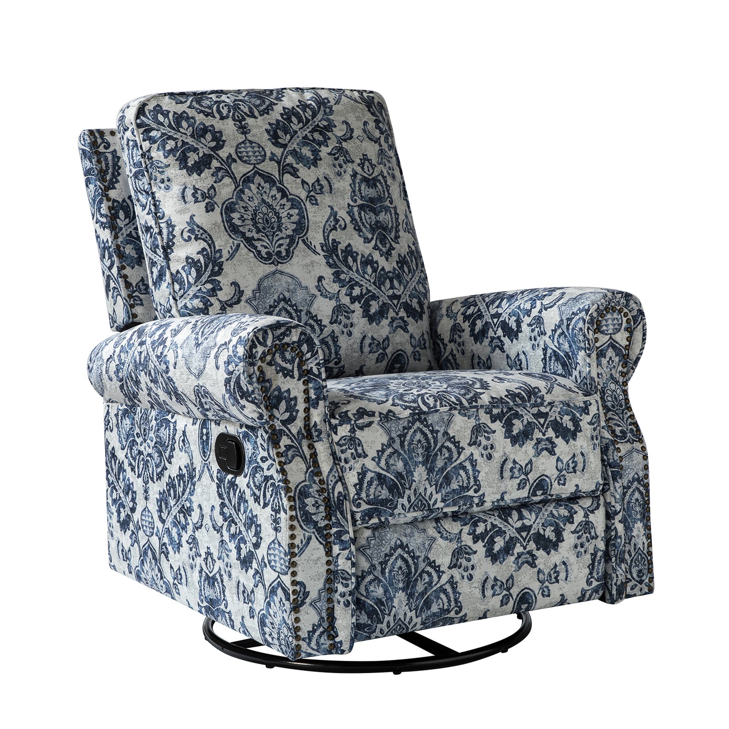 Kaspar Manual Swivel Glider Recliner