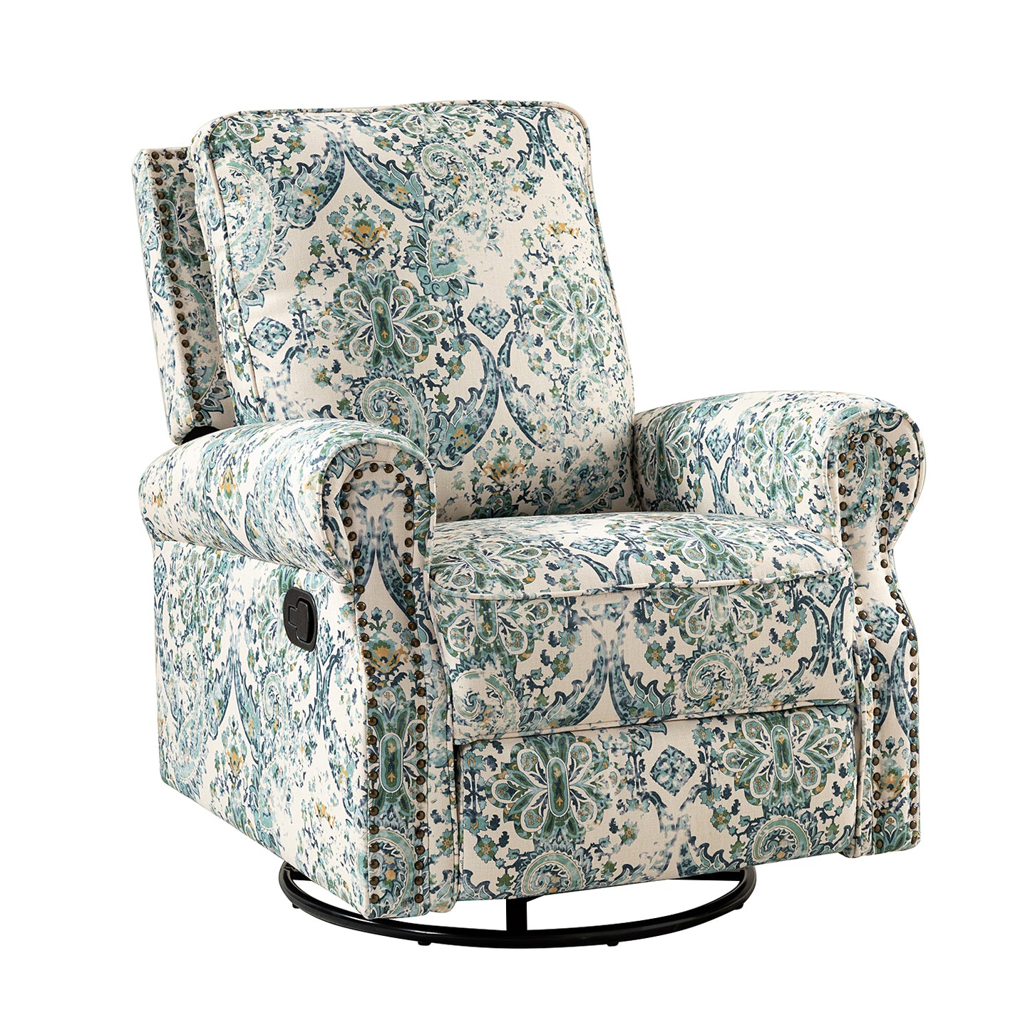 Kaspar Manual Swivel Glider Recliner