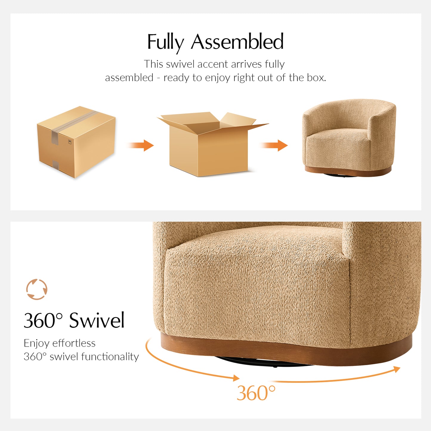 Alva Swivel Armchair
