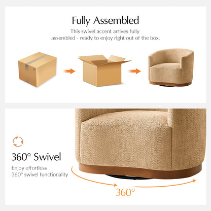 Alva Swivel Armchair