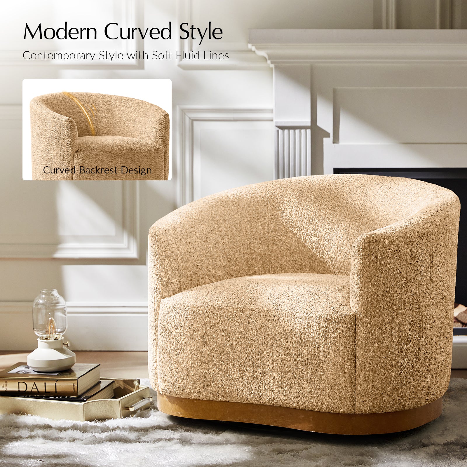 Alva Swivel Armchair