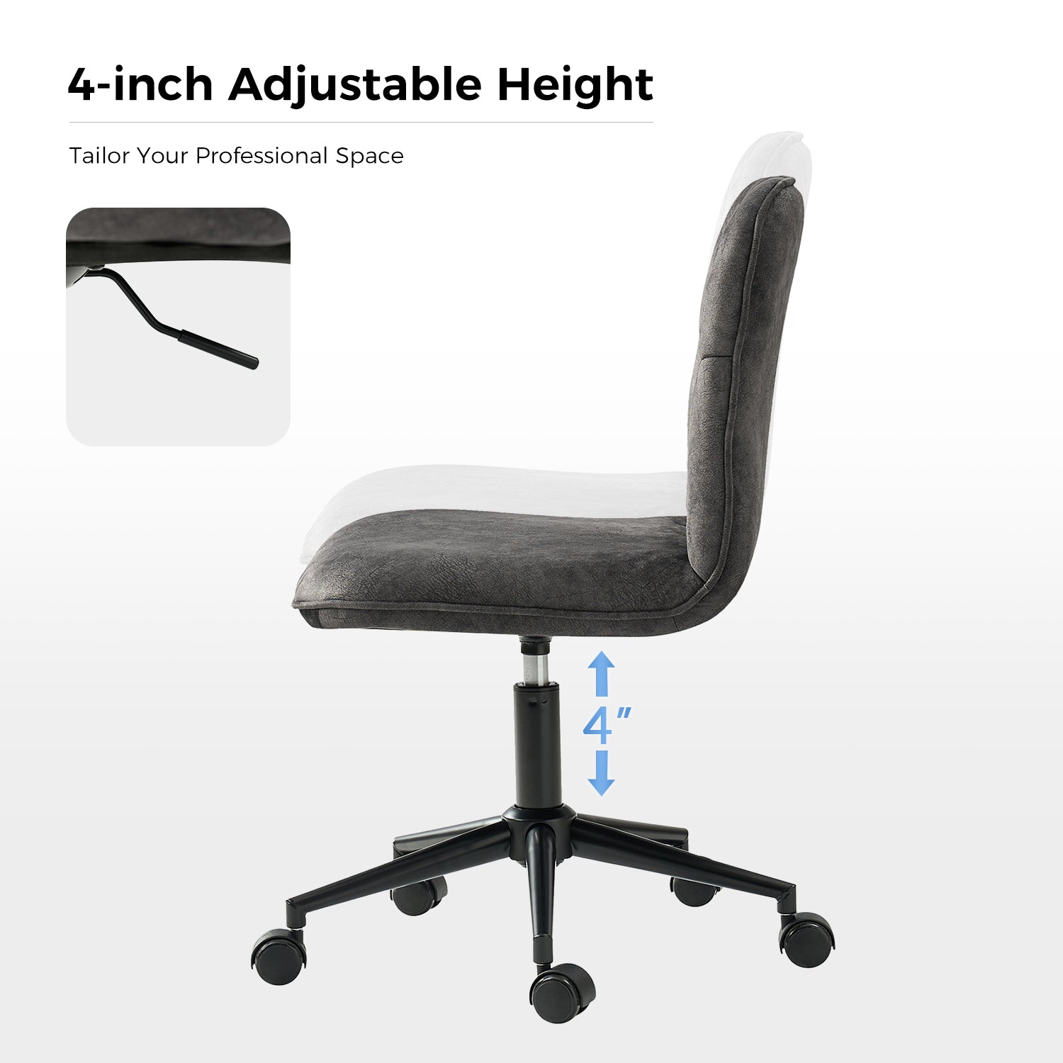 Jordan Upholstered Swivel Task Chair