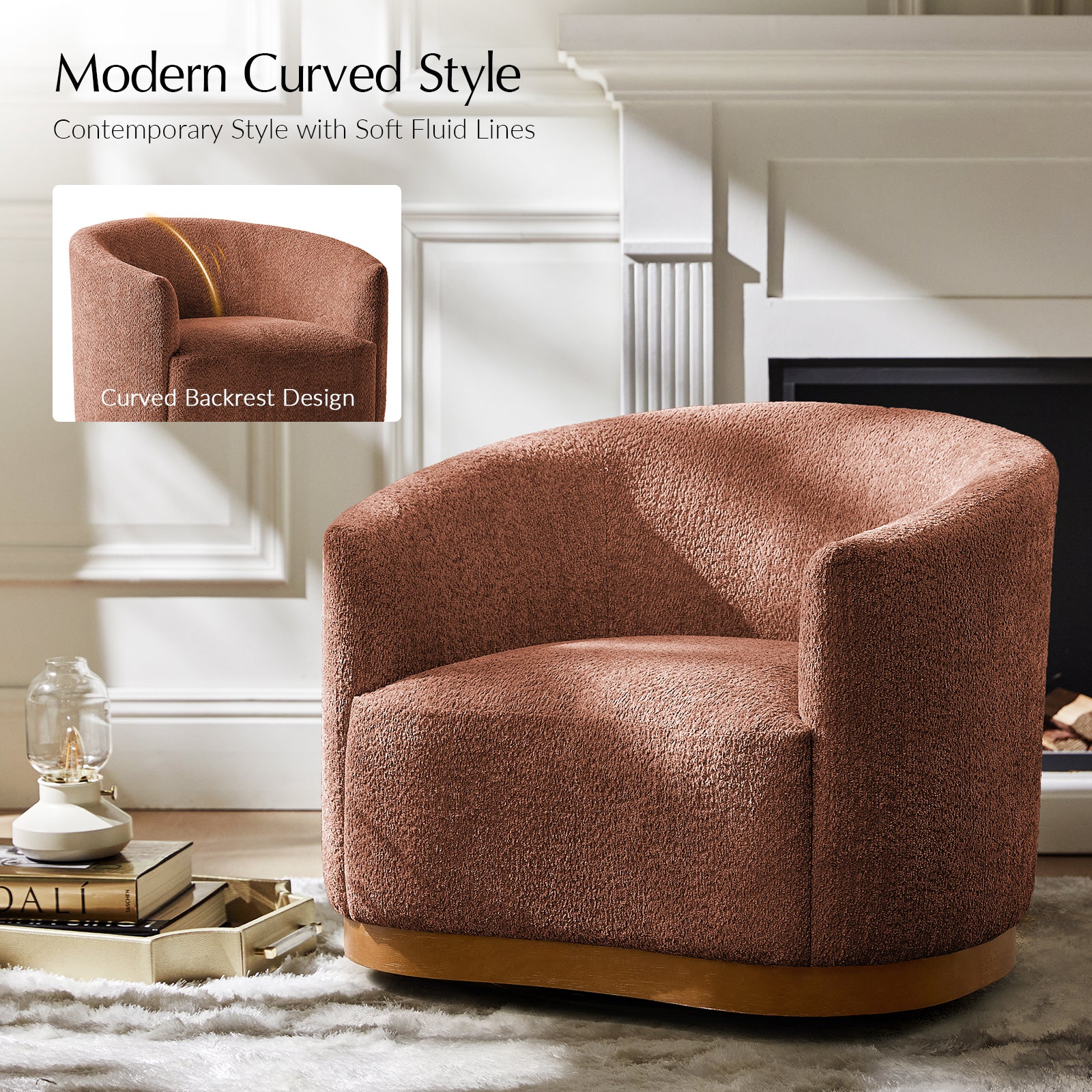 Alva Swivel Armchair