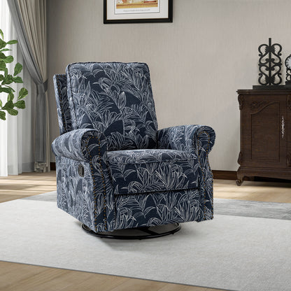Kaspar Manual Swivel Glider Recliner