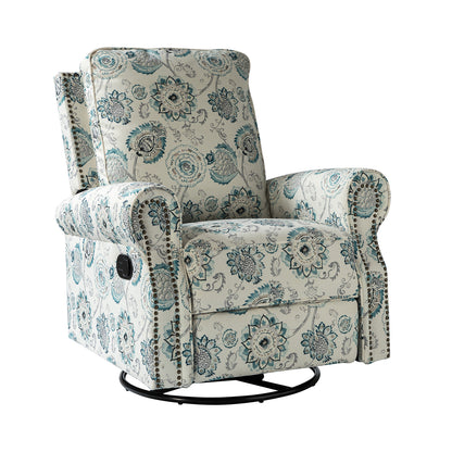 Kaspar Manual Swivel Glider Recliner