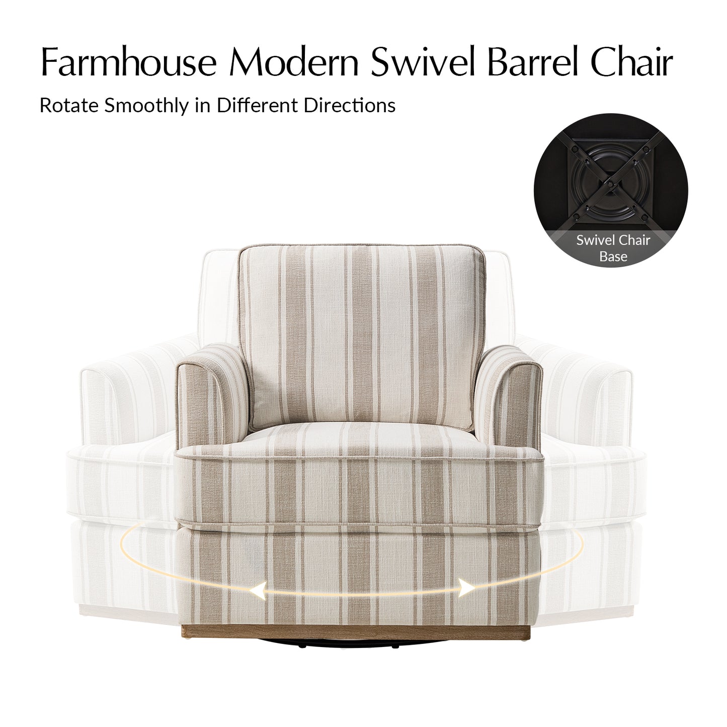 Parker Swivel Armchair