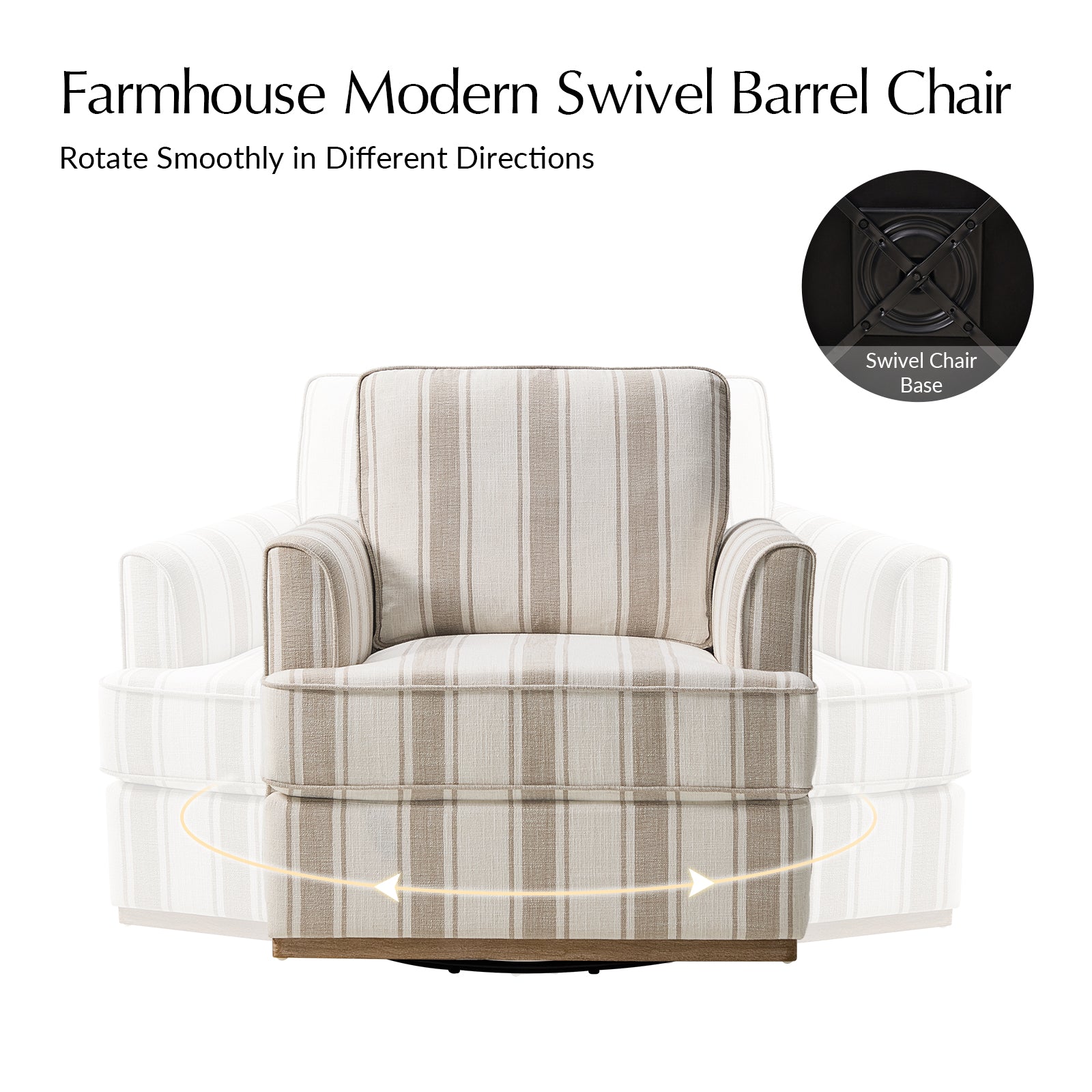Parker Swivel Armchair
