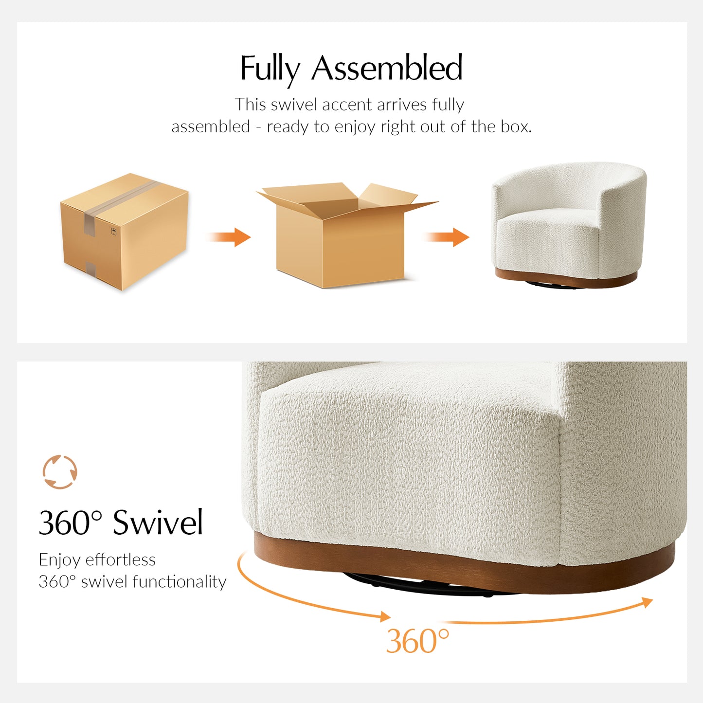 Alva Swivel Armchair
