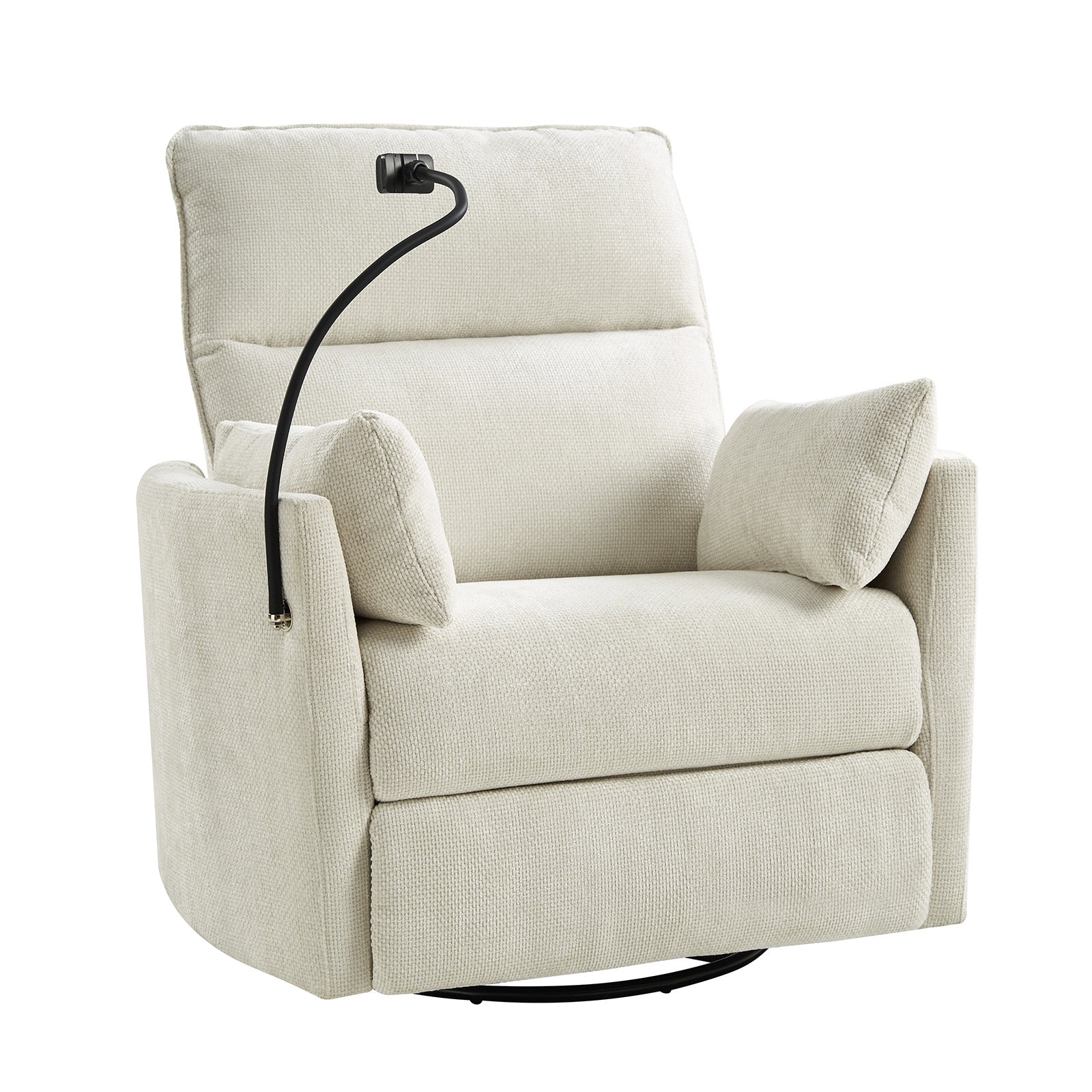 Archibald Power Rocking Swivel Nursery Recliner