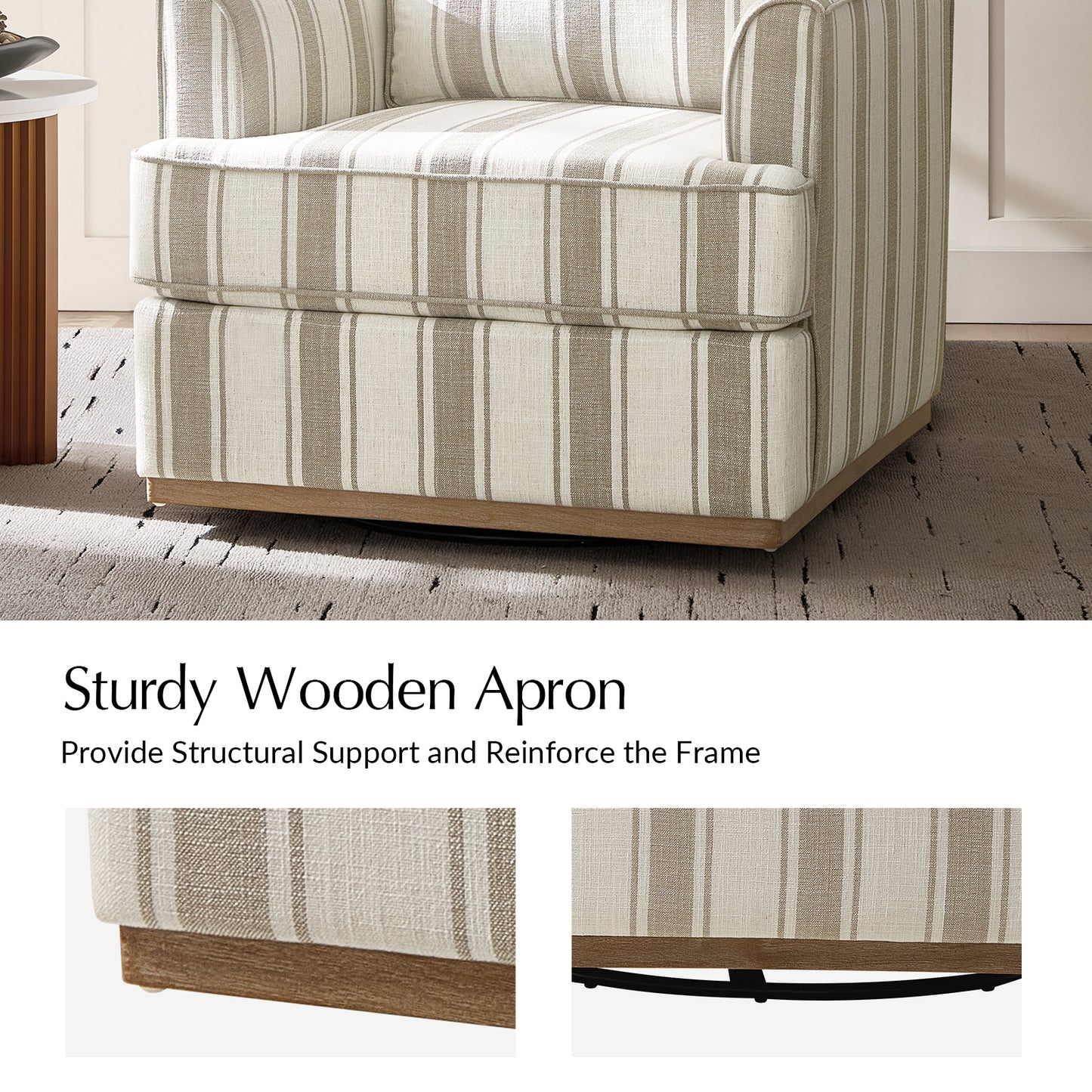 Parker Swivel Armchair