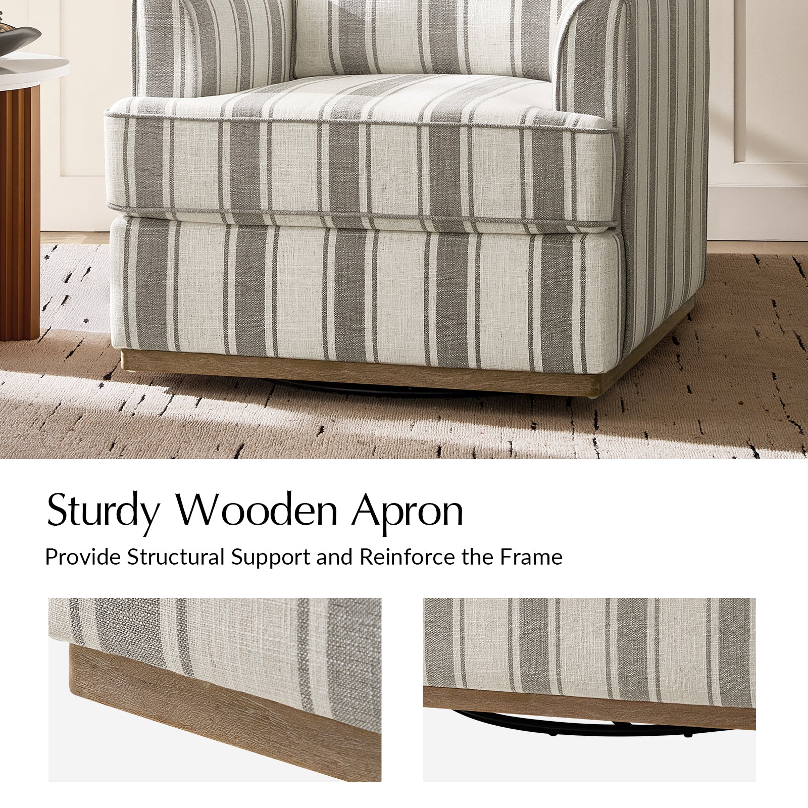 Parker Swivel Armchair