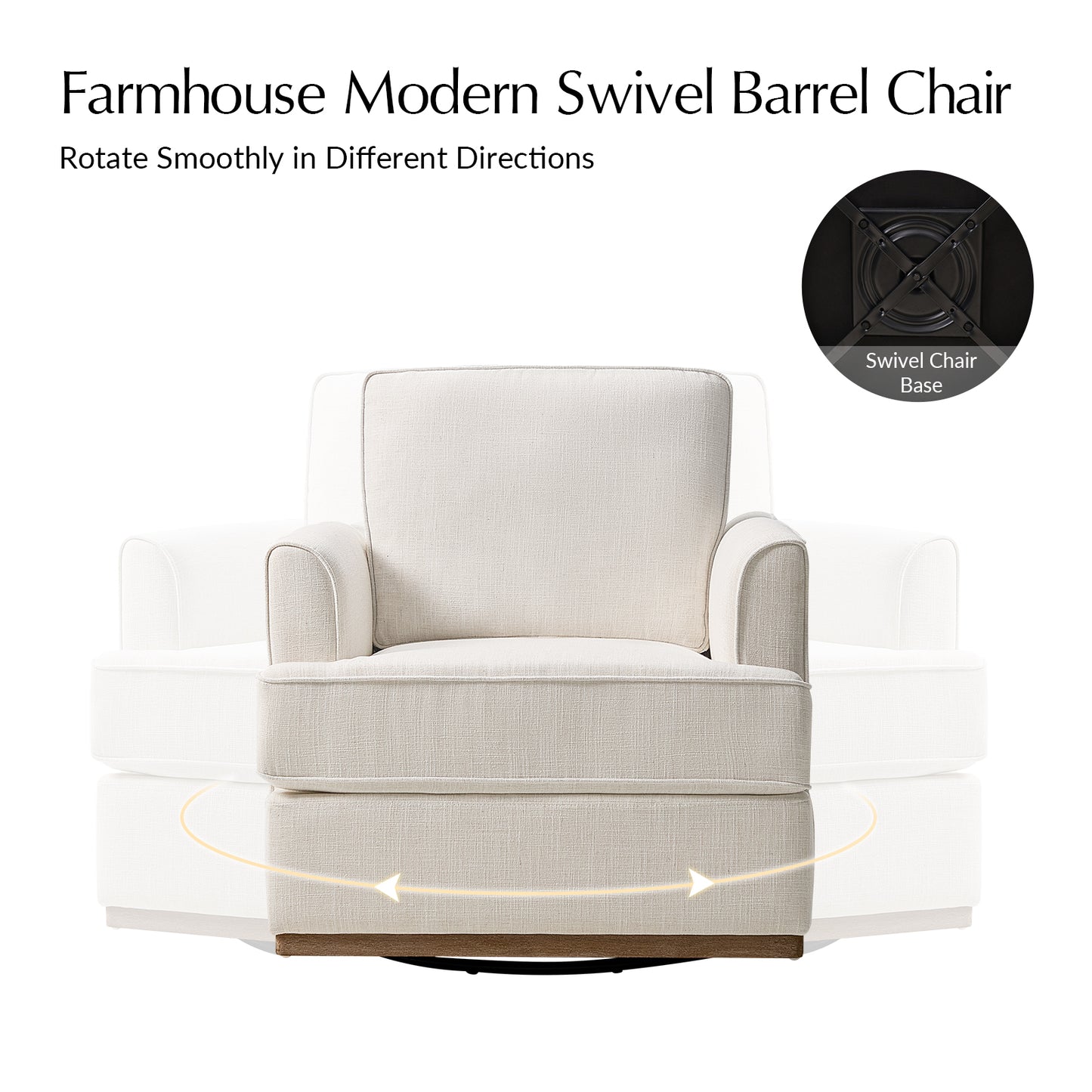 Parker Swivel Armchair