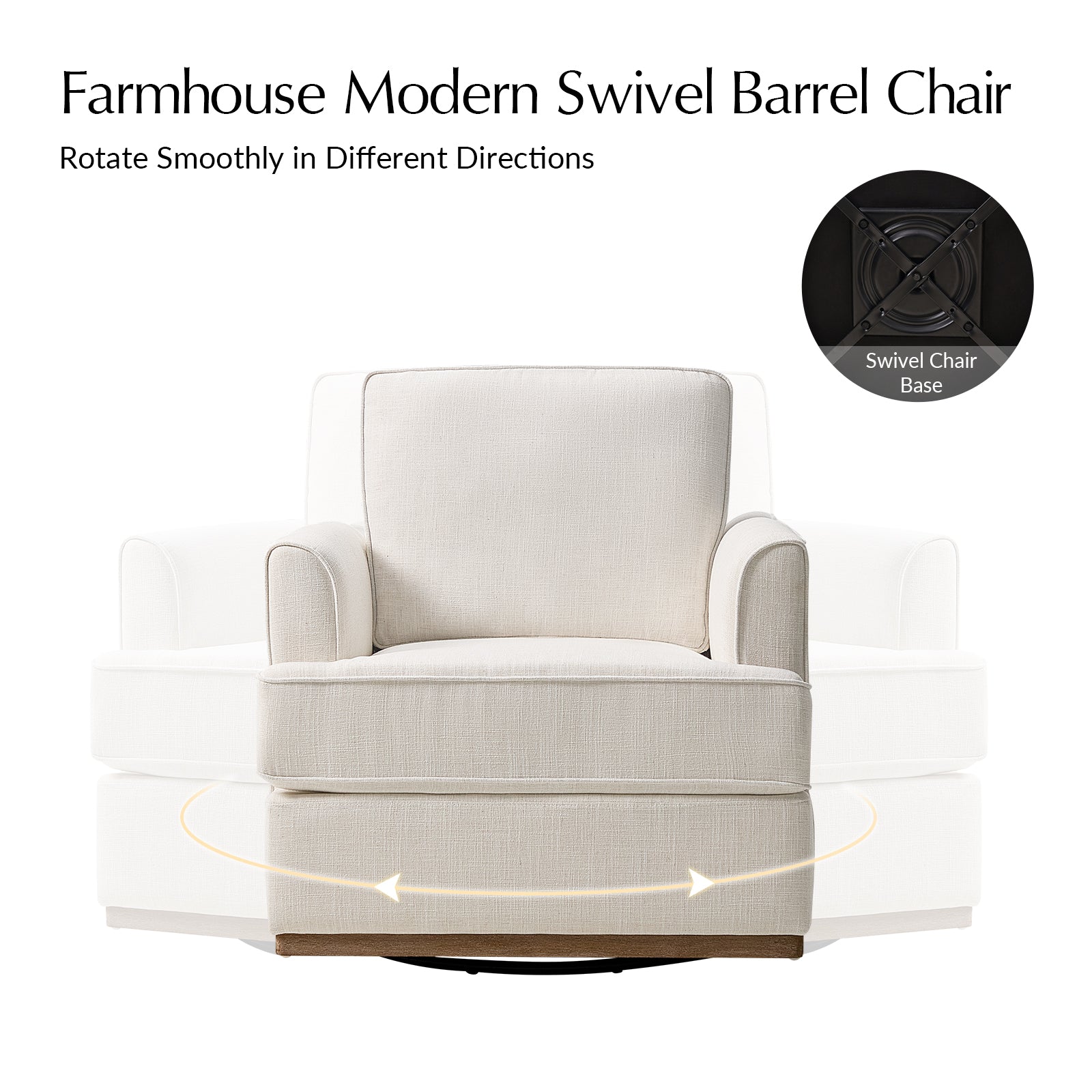 Parker Swivel Armchair