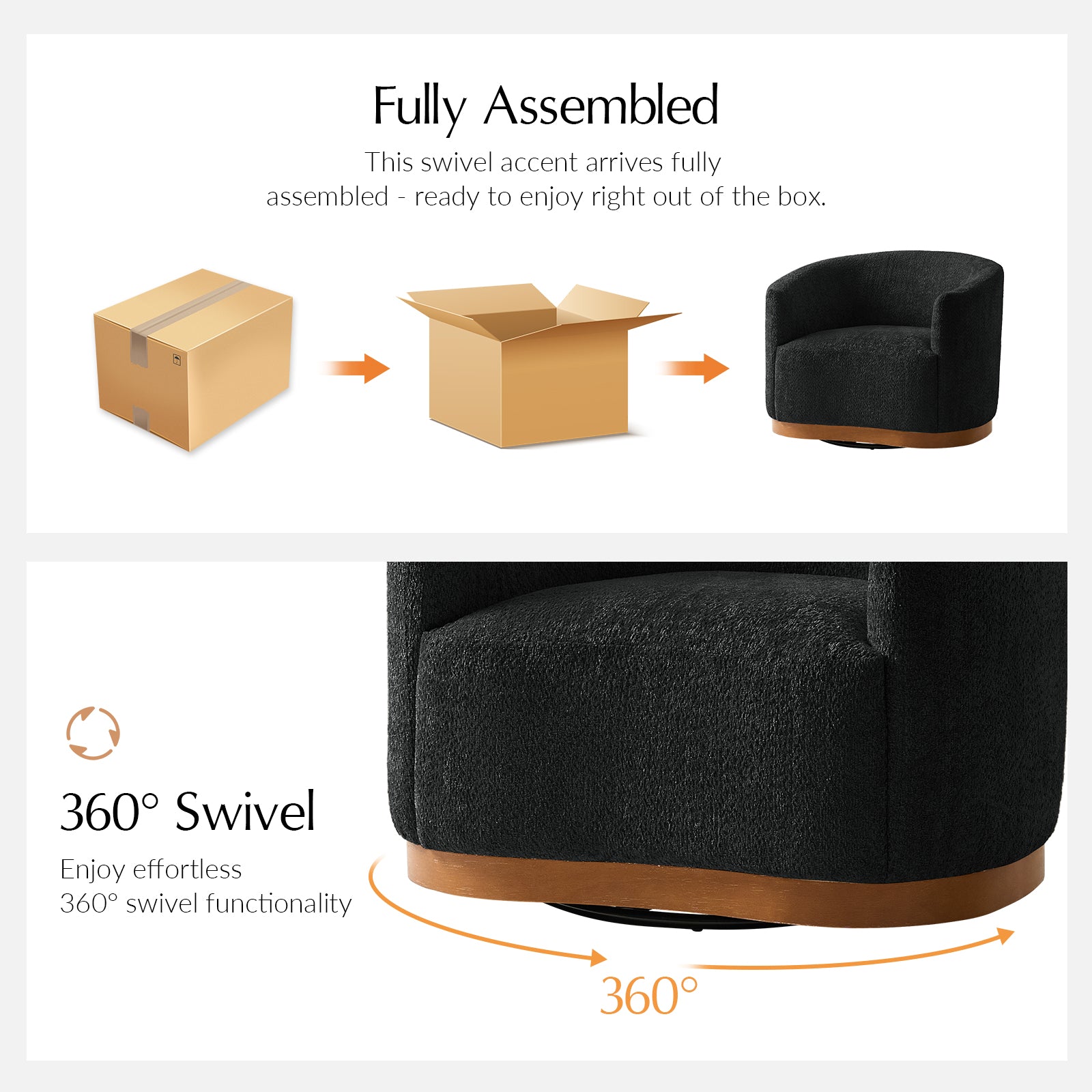 Alva Swivel Armchair