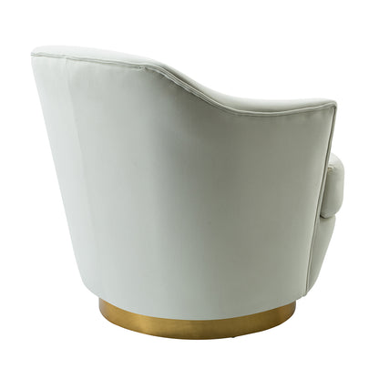 Burkhard Swivel barrel Chair