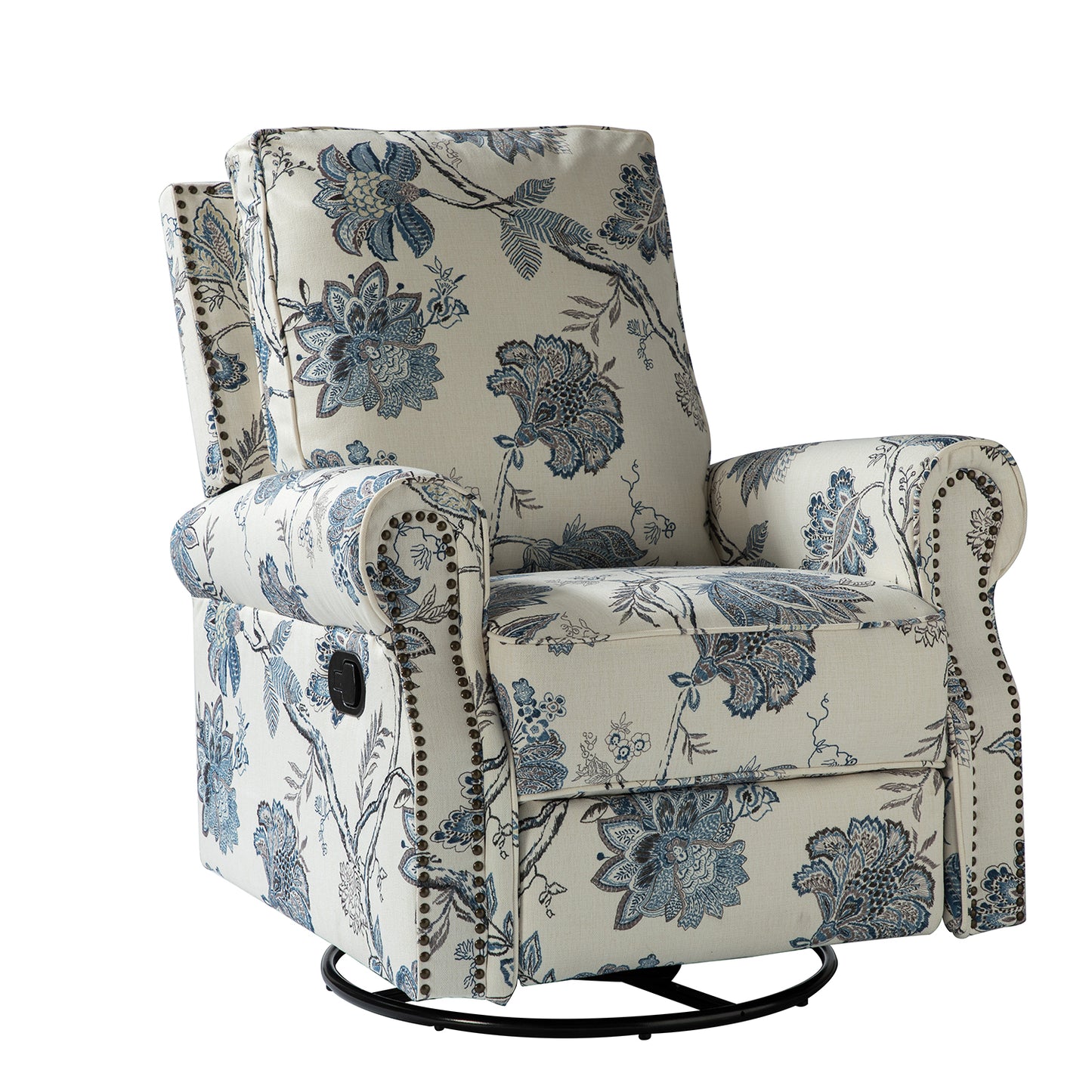 Kaspar Manual Swivel Glider Recliner