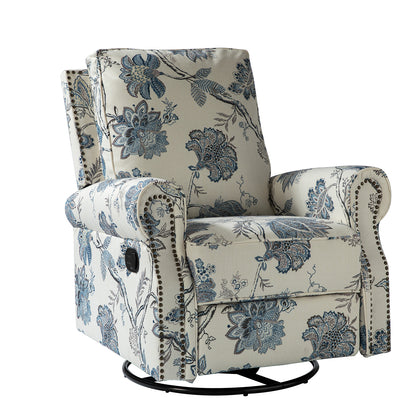 Kaspar Manual Swivel Glider Recliner